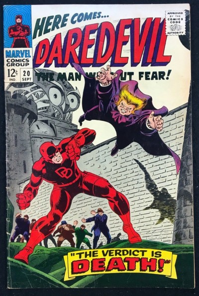 Daredevil (1964) #20 FN (6.0) vs Owl 1st Gene Colan art