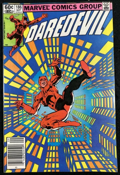 Daredevil (1964) #186 VF/NM (9.0) Stilt-Man app Frank Miller