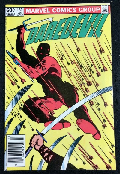 Daredevil (1964) #189 VF- (7.5) Death of Stick Frank Miller