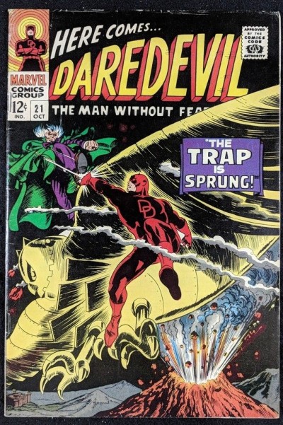 Daredevil (1964) #21 FN- (5.5) vs Owl 