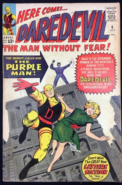 Daredevil (1964) #4 VG/FN (5.0) 1st app Killgrave Purple Man