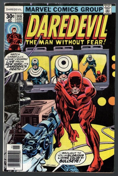 Daredevil (1964) #146 FN/VF (7.0) vs Bullseye 
