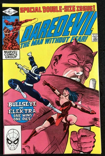 Daredevil (1964) #181 VF- (7.5) Death of Elektra Frank Miller