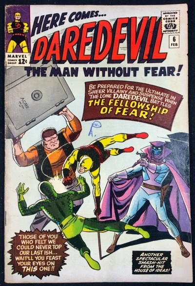 Daredevil (1964) #6 VG/FN (5.0) 1st app Mr.Fear 