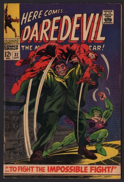 Daredevil (1964) # 32 FN (6.0) vs Mr. Hyde and Cobra Gene Colan art
