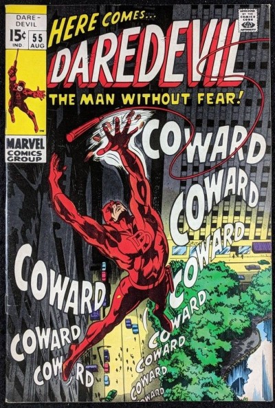 Daredevil (1964) #55 FN+ (6.5)  vs Mr. Fear 