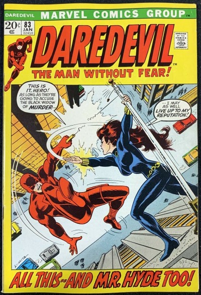 Daredevil (1964) #83 FN/VF (7.0) with Black Widow
