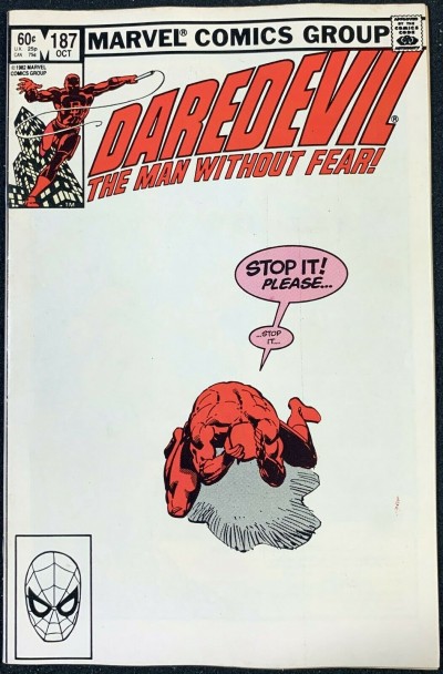 Daredevil (1964) #187 VF- (7.5) Black Widow Vs Hand
