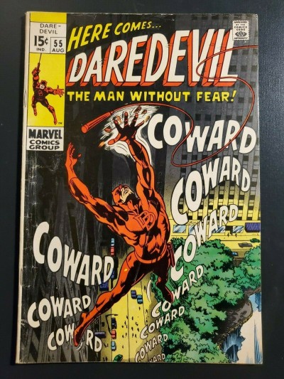 Daredevil (1964) #55 VG/F- (5.0) Mr. Fear Gene Colan Art |