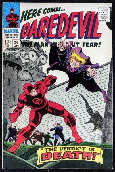 Daredevil (1964) #20 FN- (5.5) vs Owl  1st Gene Colan art