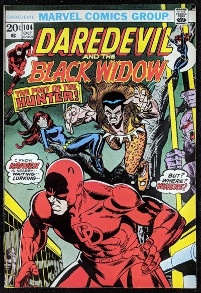 Daredevil (1964) #104 FN- (5.5) and Black Widow vs Kraven