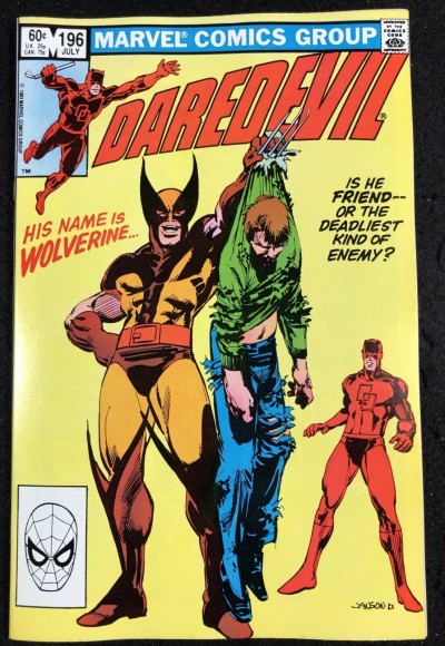 Daredevil (1964) #196 NM (9.4) Wolverine Cover & Story
