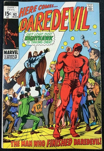 Daredevil (1964) #62 FN+ (6.5) Origin of Nighthawk