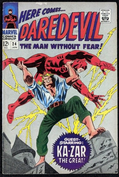 Daredevil (1964) #24 VG/FN (5.0) Ka-Zar cover & story