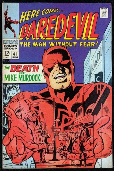 Daredevil (1964) #41 FN- (5.5)  Death of Mike Murdock