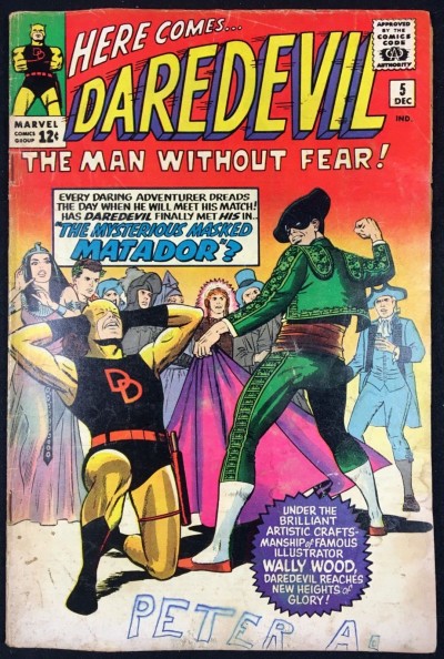 Daredevil (1964) #5 VG- (3.5) 1st app Matador 