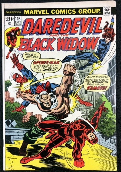 Daredevil (1964) with Black Widow #103 FN/VF (7.0) Spider-Man 1st app Ramrod