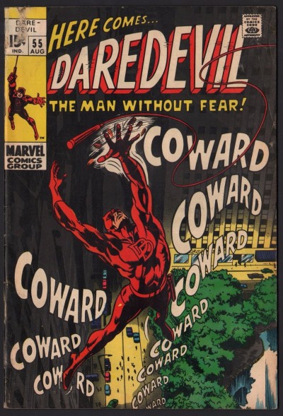 Daredevil (1964) #55 VG+ (4.5) vs Mr. Fear