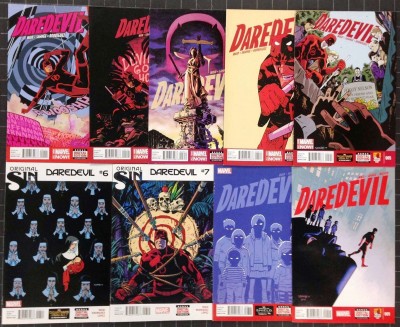 Daredevil (2014) 1-9 complete 9 issue run NM (9.4) Mark Waid Marvel Now
