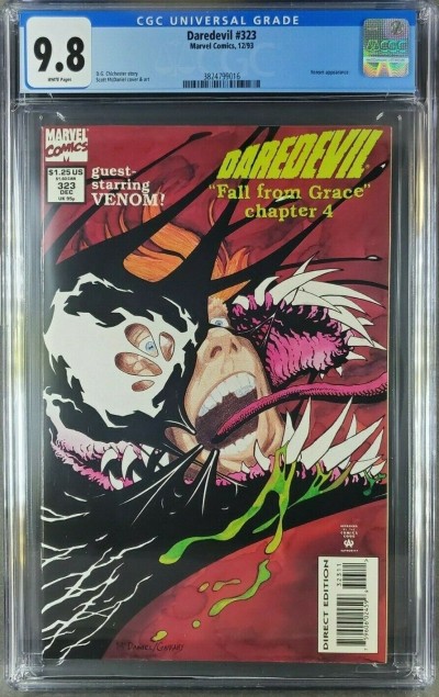 Daredevil #323 (1993) CGC 9.8 NM/M WP 1st Venomized cover ever 3824799016|