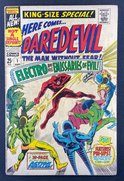 Daredevil Annual (1967) #1 VG/FN (5.0) Gene Colan Emissaries of Evil