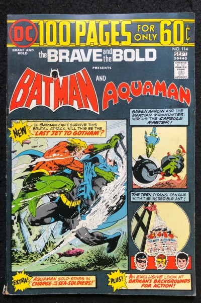 DC 100 Page Super Spectacular (1974) #65 Brave and the Bold #114 Batman DC-65