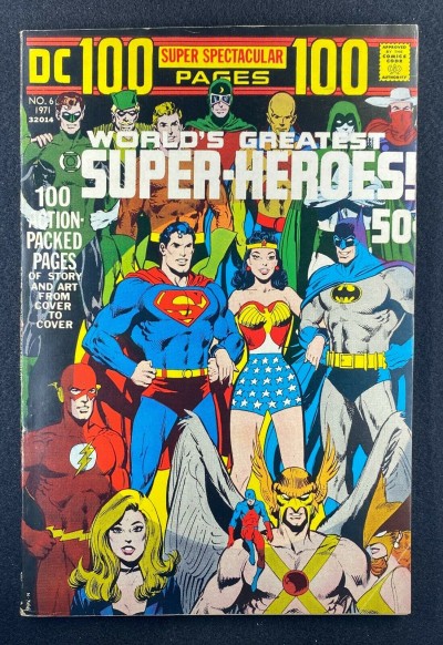 DC 100 Page Super Spectacular (1971) #6 World's Greatest Super-Heroes DC-6 Adams