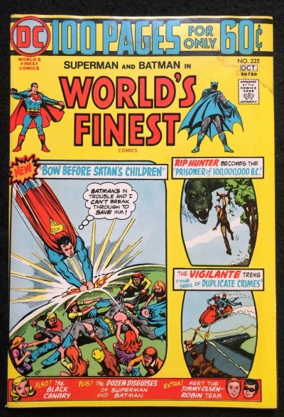 DC 100 Page Super Spectacular (1974) #74 World's Finest #225 FN- (5.5) DC-74