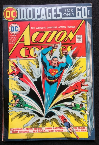 DC 100 Page Super Spectacular (1974) #61 Action Comics #437 VF Superman DC-61