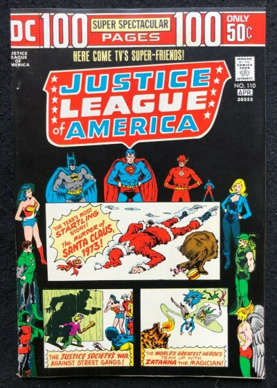 DC 100 Page Super Spectacular 1974 #33 Justice League of America #110 VF+ DC-33