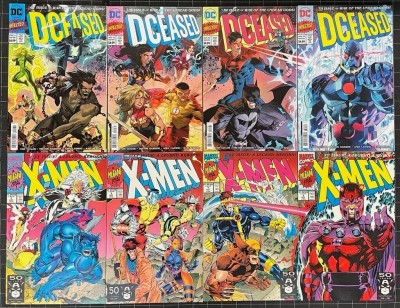 DCeased: War of the Undead Gods + X-Men Homage Lot of 8 NM Books Jim Lee