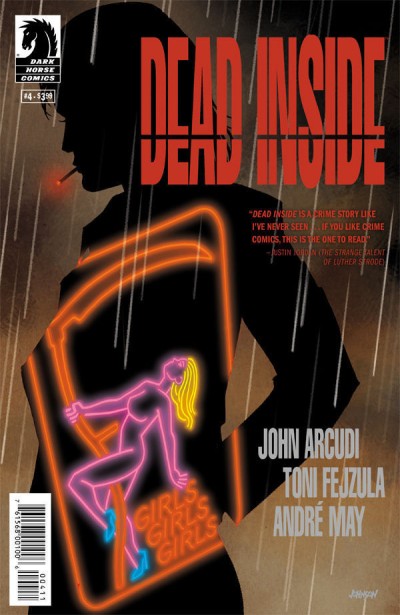 Dead Inside (2016) #4 VF/NM Dave Johnson Dark Horse Comics