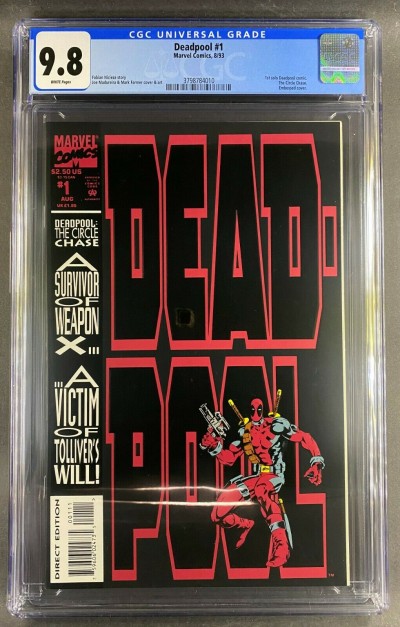 Deadpool (1993) #1 CGC 9.8 Circle Chase 1st Solo Deadpool Comic (3798784010)