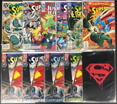 Death of Superman Funeral Reign & Return complete set 54 comics Doomsday 18 75