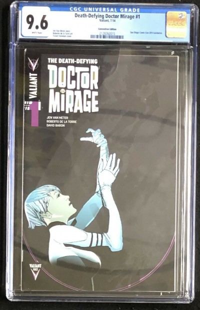 Death-Defying Doctor Mirage (2014) #1 CGC 9.6 SDCC Variant Rare (212826015)