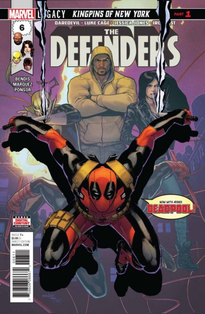 Defenders (2017) #6 VF/NM Marvel Legacy Kingpins of New York part 1 Deadpool
