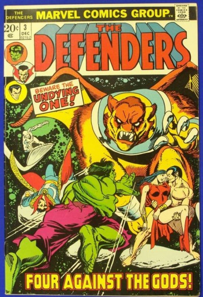DEFENDERS #3 VF- 1972