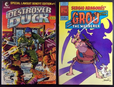 Destroyer Duck #1 & Groo #1 (1982) 1st appearance of Groo 2 issue lot 