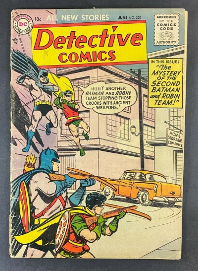 Detective Comics (1937) #220 GD/VG (3.0) Batman and Robin Dick Sprang Art