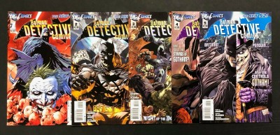 Detective Comics (2011) #'s 1 2 3 4 5 Tony Daniel Cover & Art The New 52!