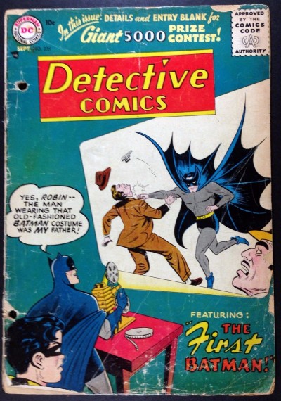 DETECTIVE COMICS (1937) #235 FR (1.0) origin of Batman & his 1st costume 