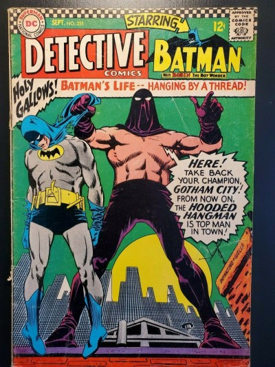 DETECTIVE COMICS #355 (1966) G+ (2.5) Hooded Hangman |