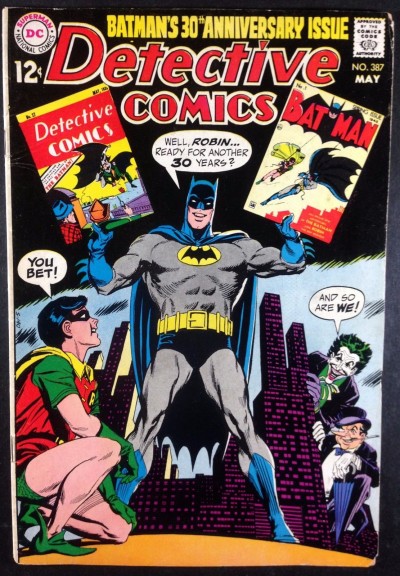 DETECTIVE COMICS (1937) #387 FN- (5.5) 30th anniversary Joker Penguin cover
