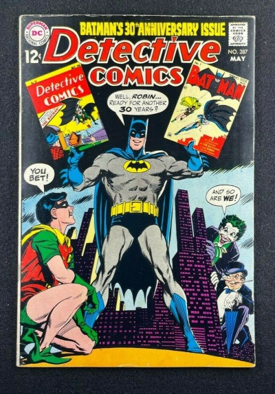 Detective Comics (1937) #387 FN/VF (7.0) Irv Novick Bob Brown Art Joker Penguin