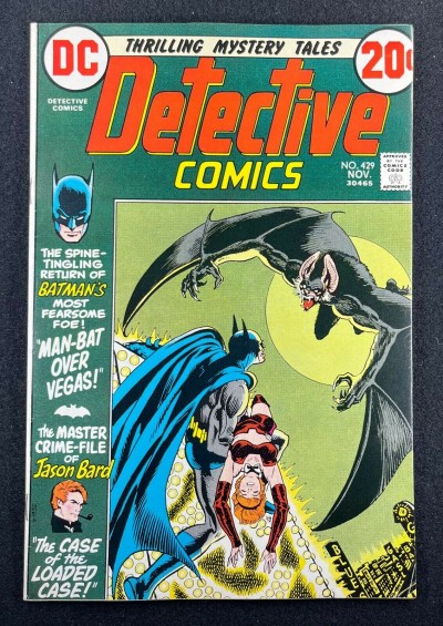 Detective Comics (1937) #429 VF+ (8.5) Mike Kaluta Cover Man-Bat