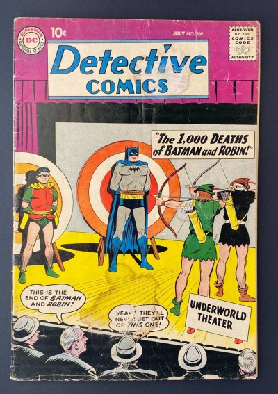 Detective Comics (1937) #269 GD/VG (3.0) Curt Swan Batman Robin Manhunter