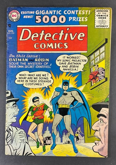 Detective Comics (1937) #234 VG+ (4.5) Batman and Robin Martian Manhunter