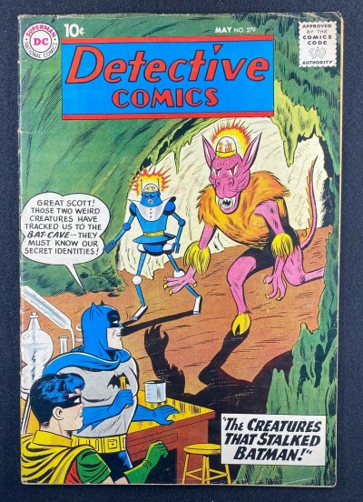 Detective Comics (1937) #279 FN- (5.5) Batman and Robin Martian Manhunter