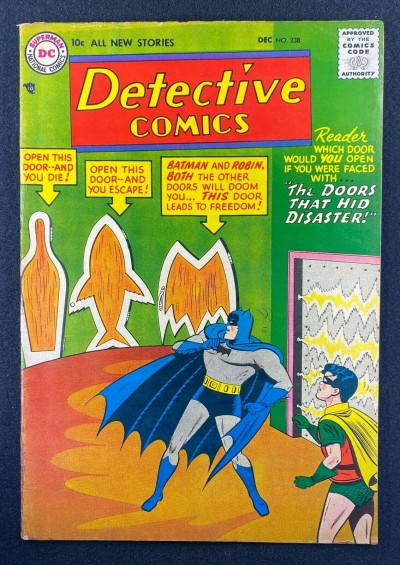Detective Comics (1937) #238 FN (6.0) Batman and Robin Martian Manhunter