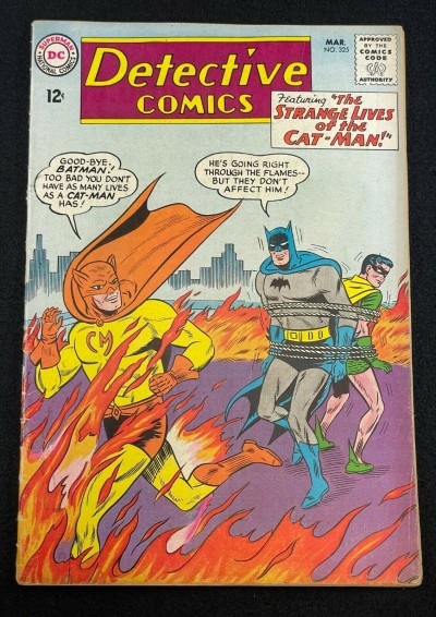 Detective Comics (1937) #325 VG/FN (5.0) Batman Robin Cat-man Appearance